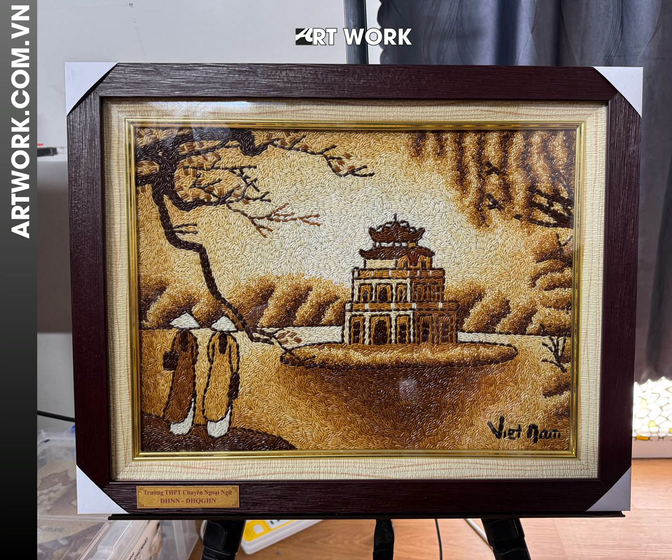 Turtle Tower rice paingting by DHQGHN