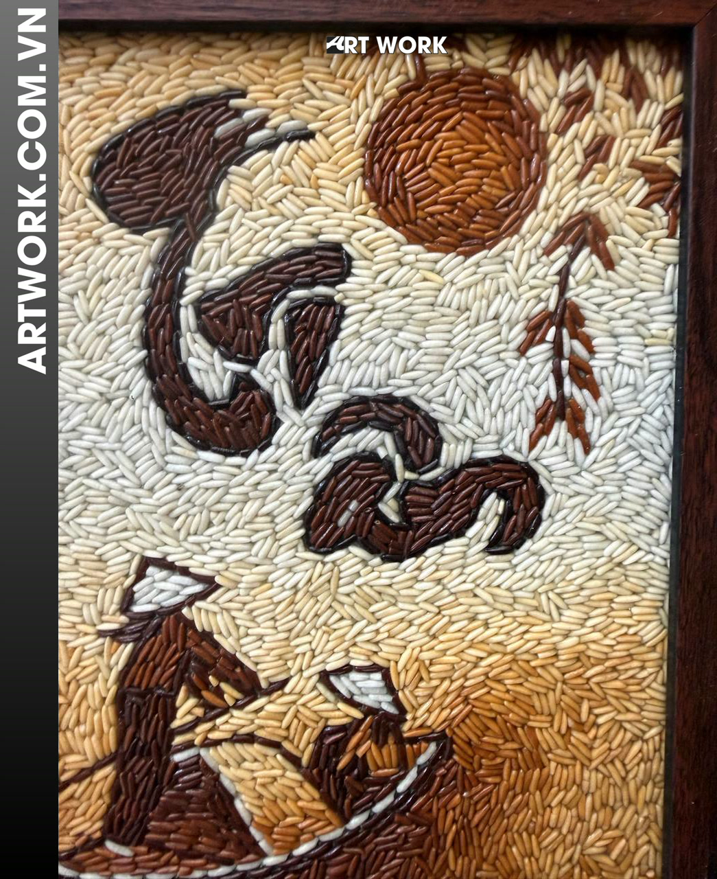 Image 3 - Gratitude Rice Painting - Vietnam ArtWork