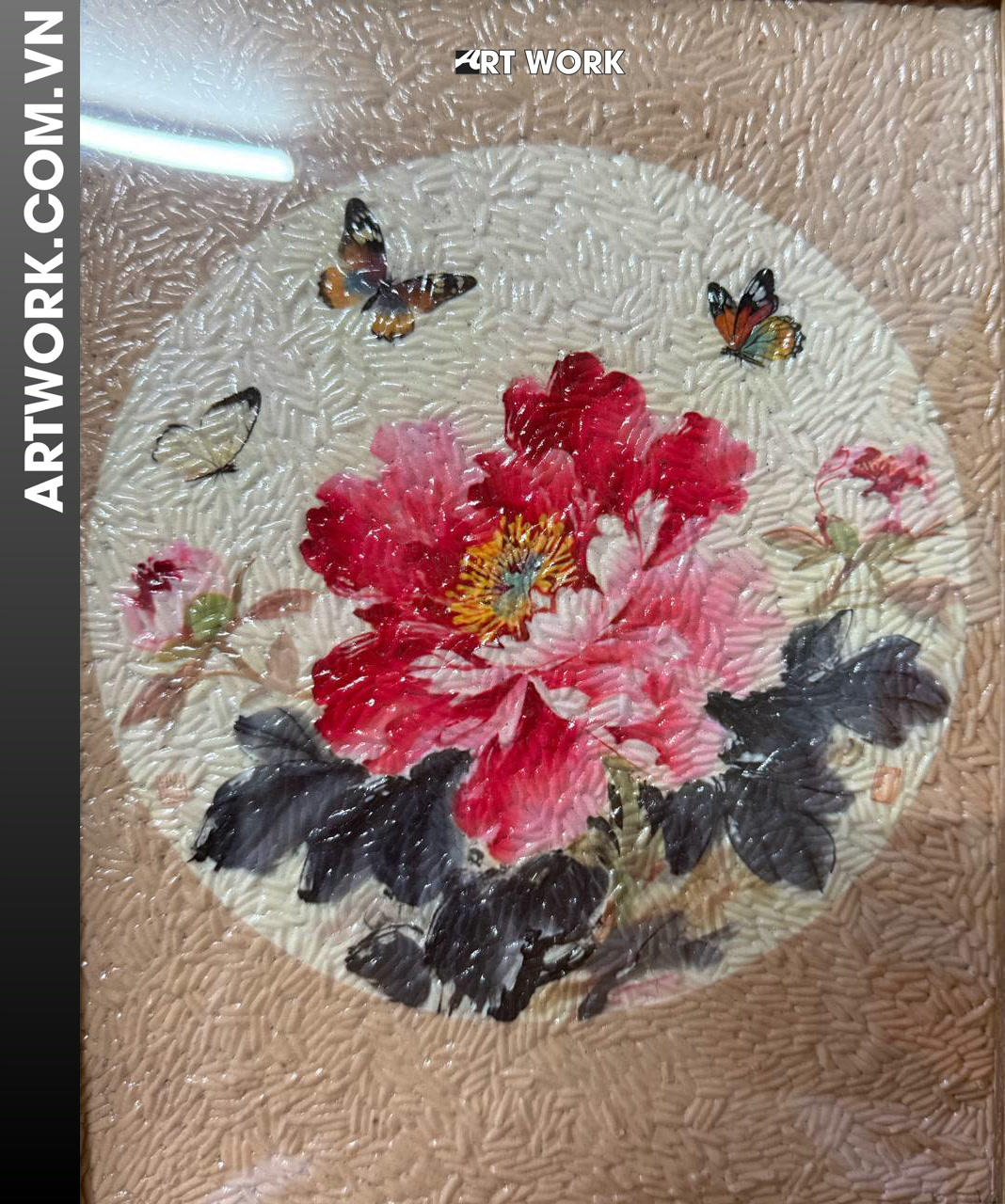 Image 2 - Bloom Rice Painting - Vietnam ArtWork