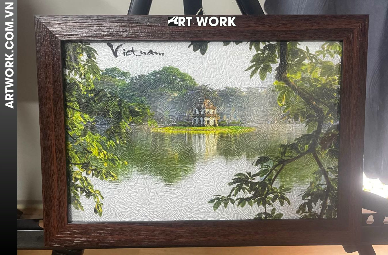 Ho Guom Lake Rice Painting