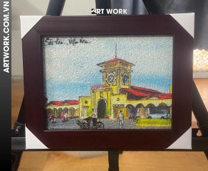 Ben Thanh Market color rice Painting