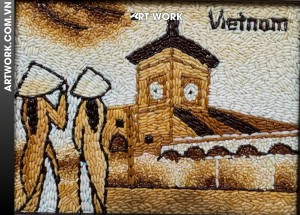 Ben Thanh Market Rice Painting