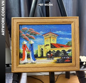 Ben Thanh market Rice Painting