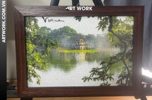 Ho Guom Lake Rice Painting