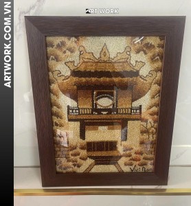 Khue Van Pavilion Rice Painting