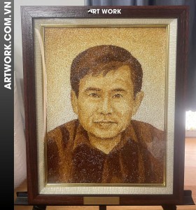 Portraits Rice Painting for foreigners