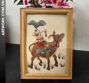The buffalo herder Rice Painting