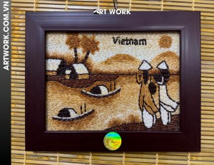 The Vietnamese countryside Rice Painting